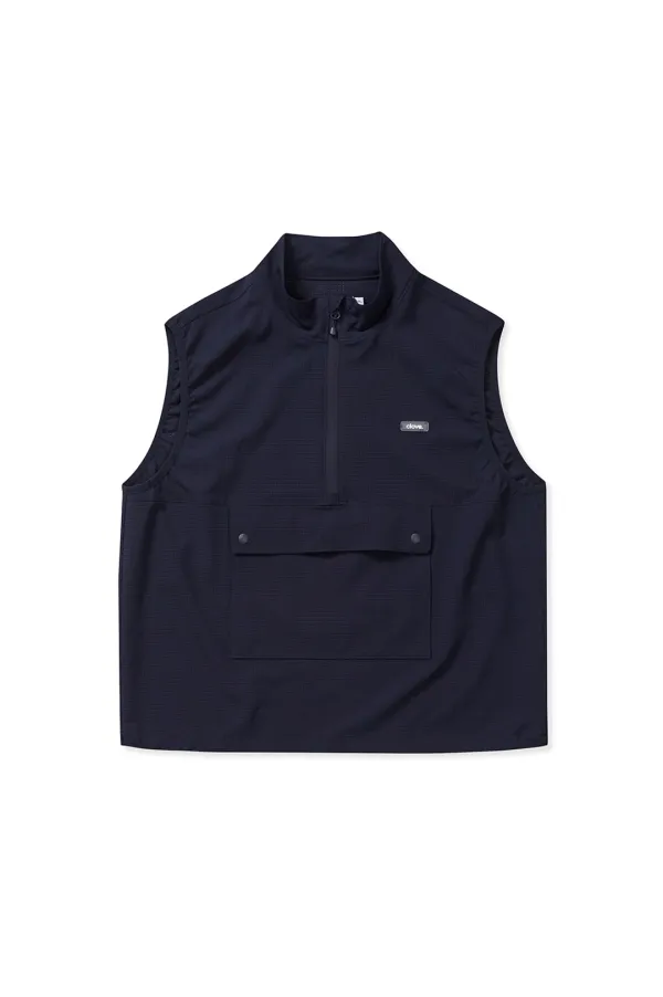 [25SS clove] Light Pocket Vest (Dark Navy)