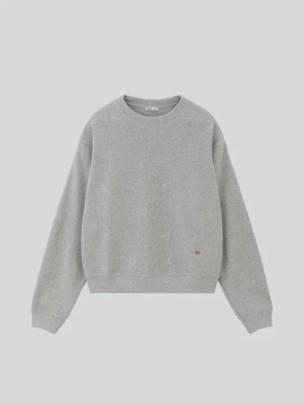 RC EMBROIDERED SWEATSHIRT (MELANGE GREY)