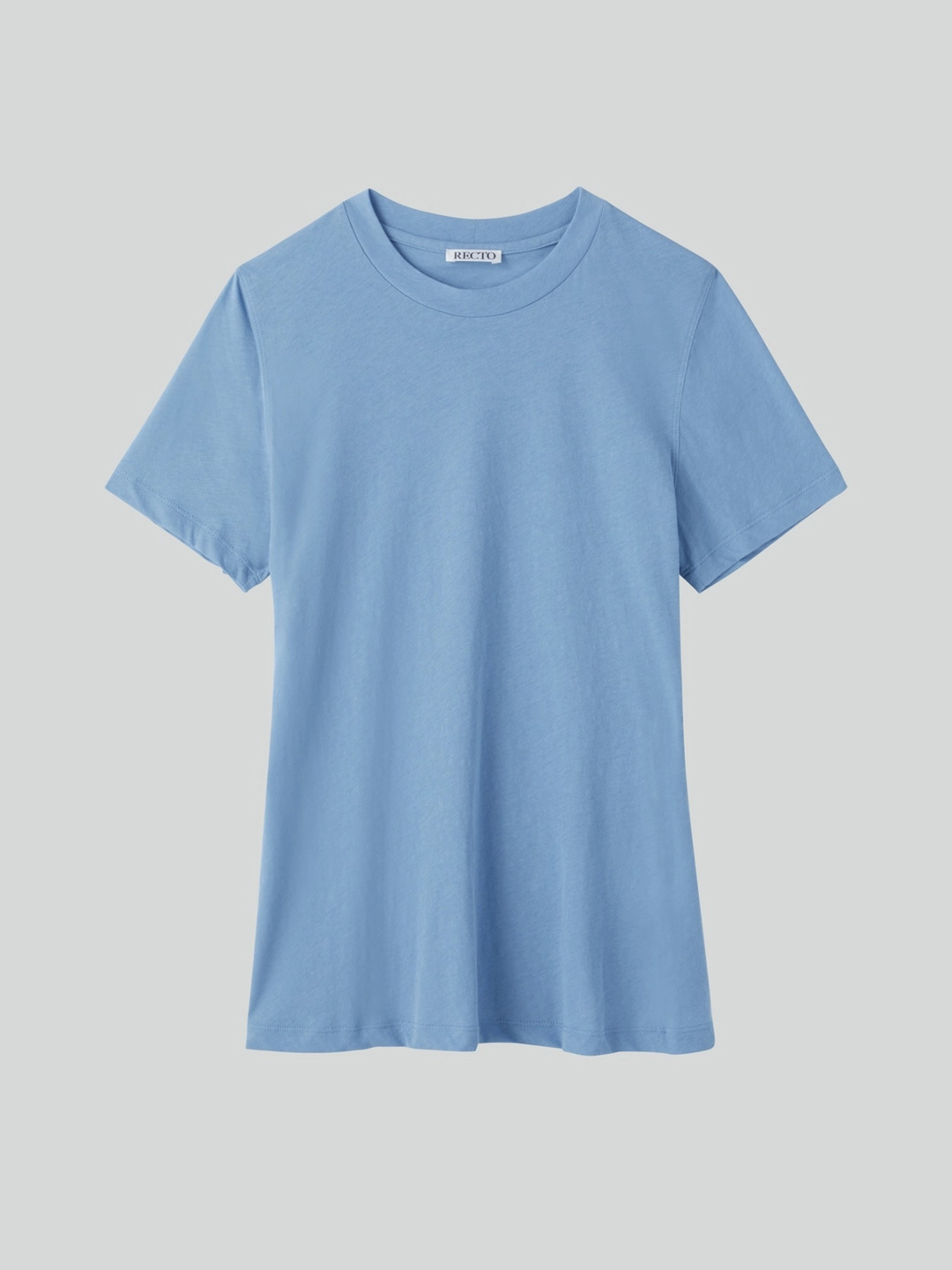 렉토 LONG LENGTH SLIM FIT TOP (BABY BLUE) 상품 이미지 1