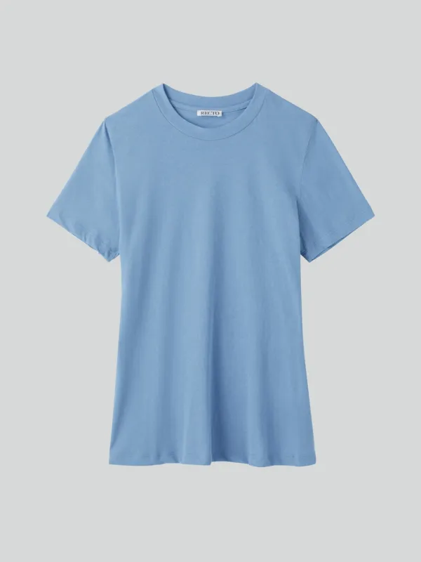 LONG LENGTH SLIM FIT TOP (BABY BLUE)