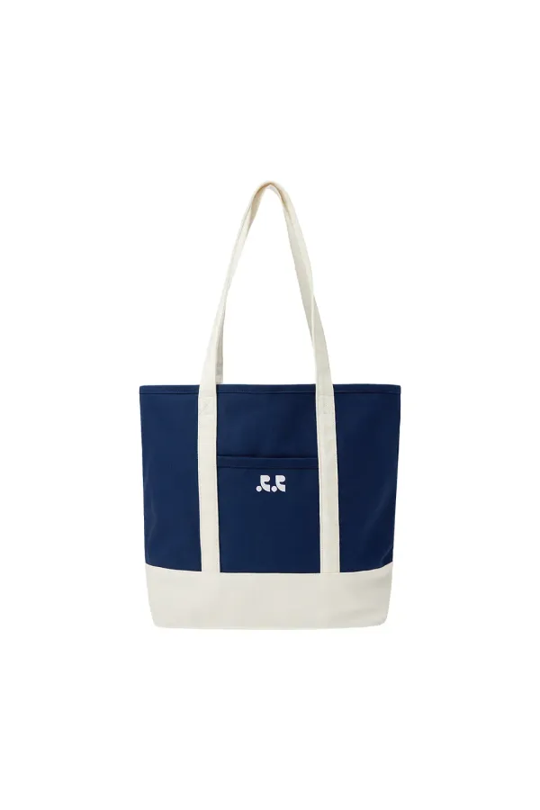 RR CANVAS SHOULDER BAG - NAVY