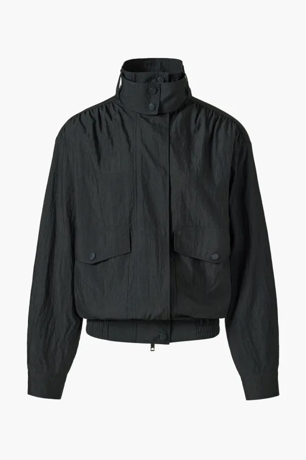Lightweight Oversized Blouson, Charcoal