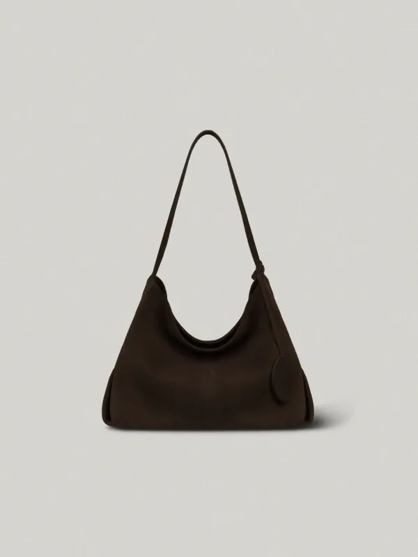 Coupe Bag Brown - Suede쿠페백 - 스웨이드