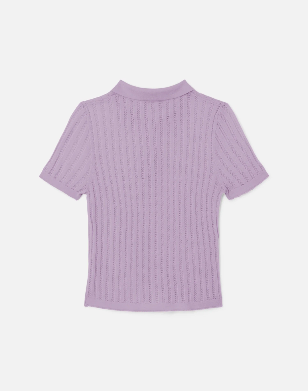 리던 The Veil Pointelle Polo - Baby Violet 상품 이미지 2