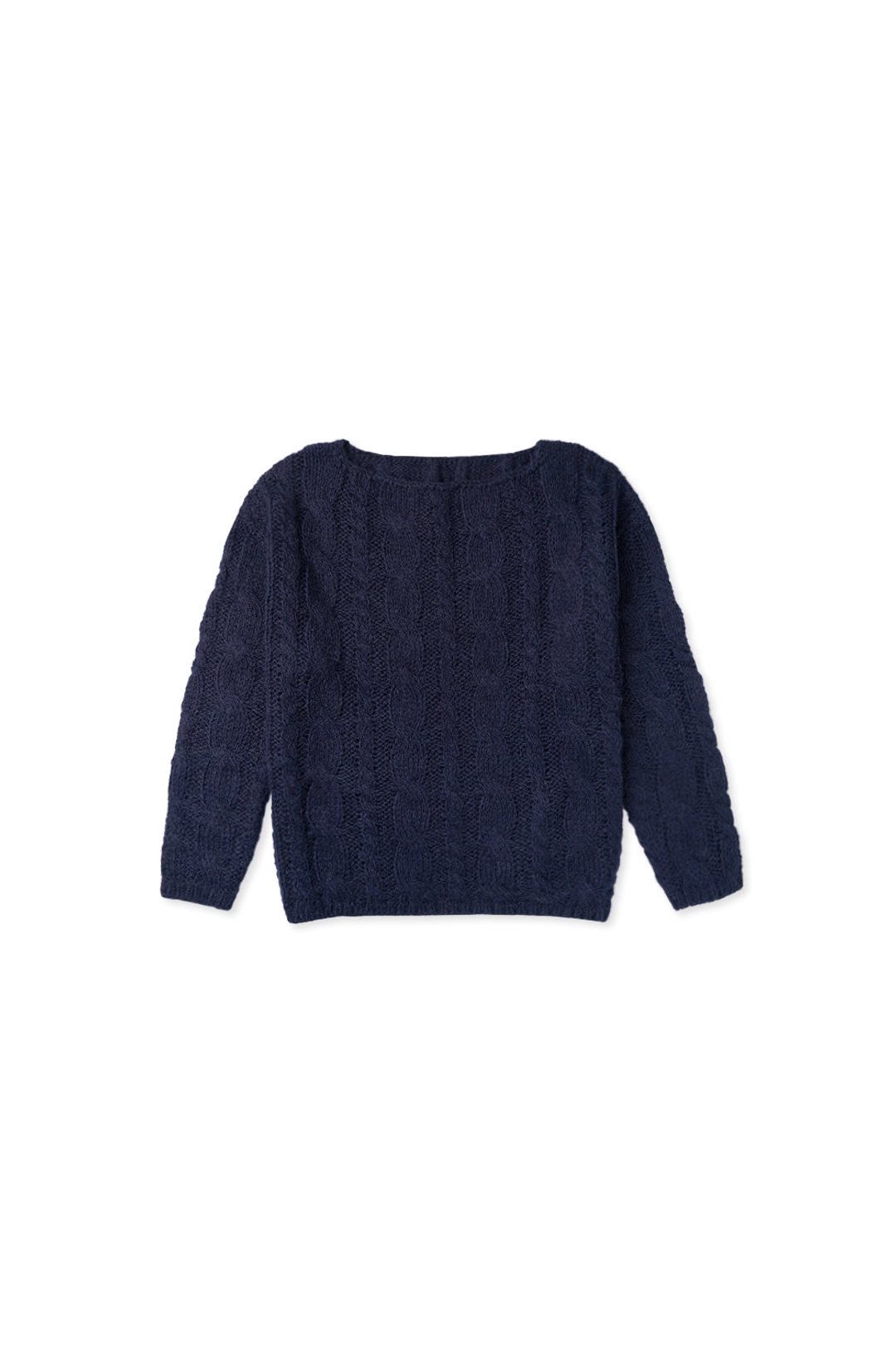 위드아웃썸머 Cinnamon cable knit_navy 상품 이미지 3