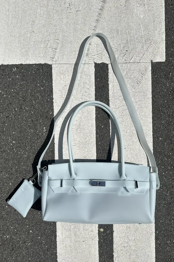 [카드지갑 증정] JELLY TWO-WAY BAG IN ICE BLUE