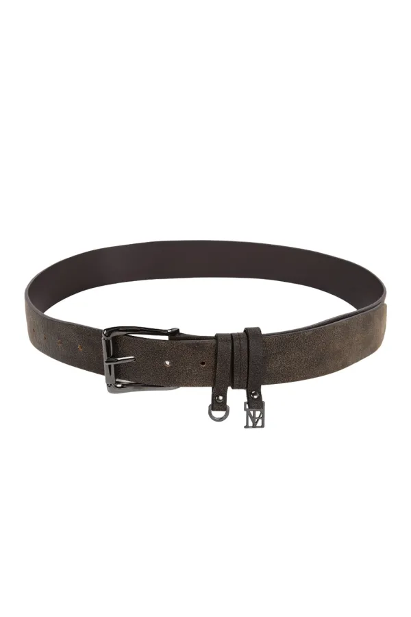 Wide Crack Belt [ Brown ]