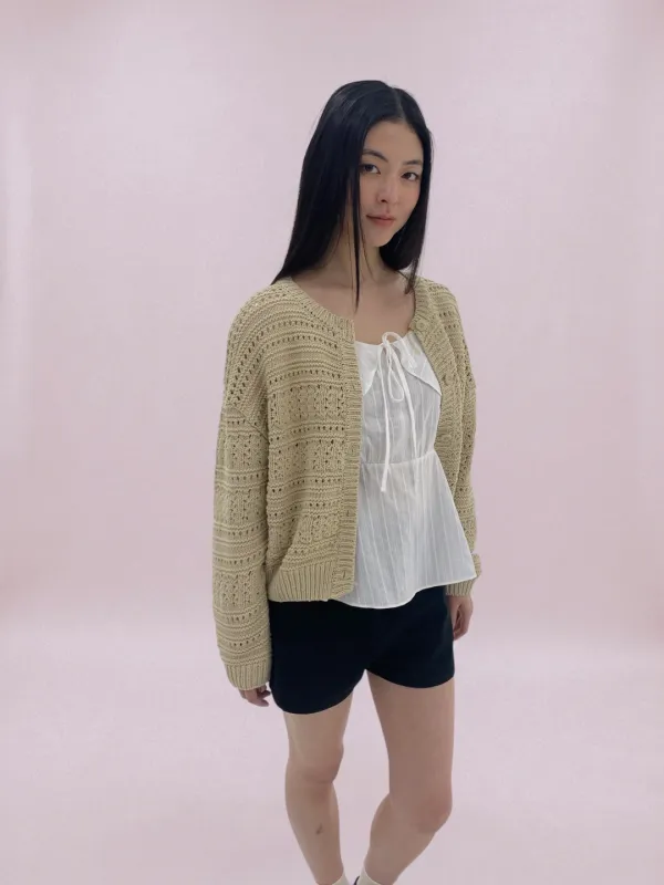 Bell Cardigan / Beige