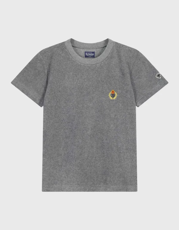 CREST TOWEL HALF-SLEEVE (W) / M.Grey(30%)