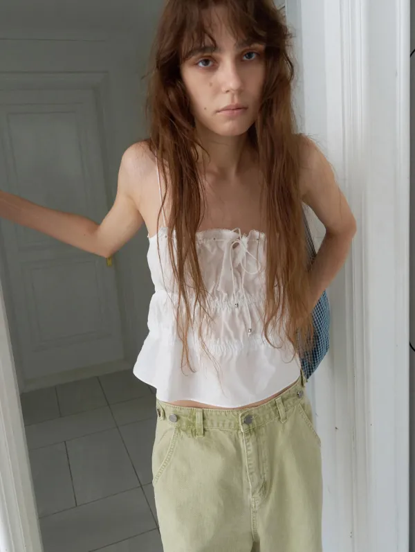 [3rd] Whisper cami blouse - ivory
