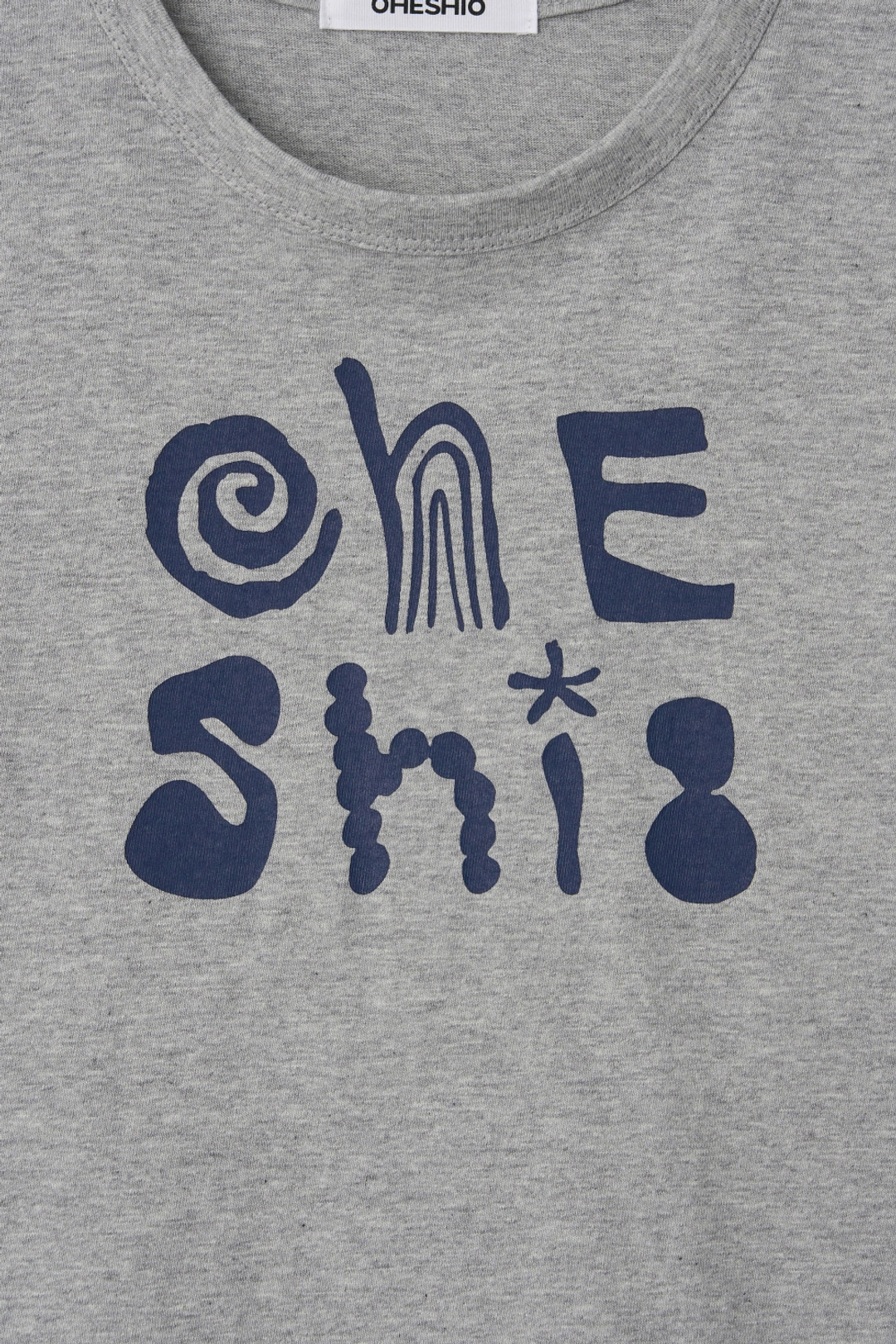 오헤시오 ART LOGO T-SHIRT, MELANGE 상품 이미지 3
