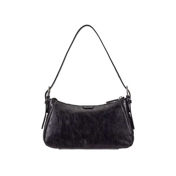 Toque Cabin Crew Vintage Leather Shoulder S (토크 캐빈 크루 빈티지 레더 숄더 스몰) Khaki Gray