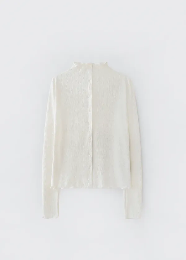 Pomi pleats blouse (ivory)