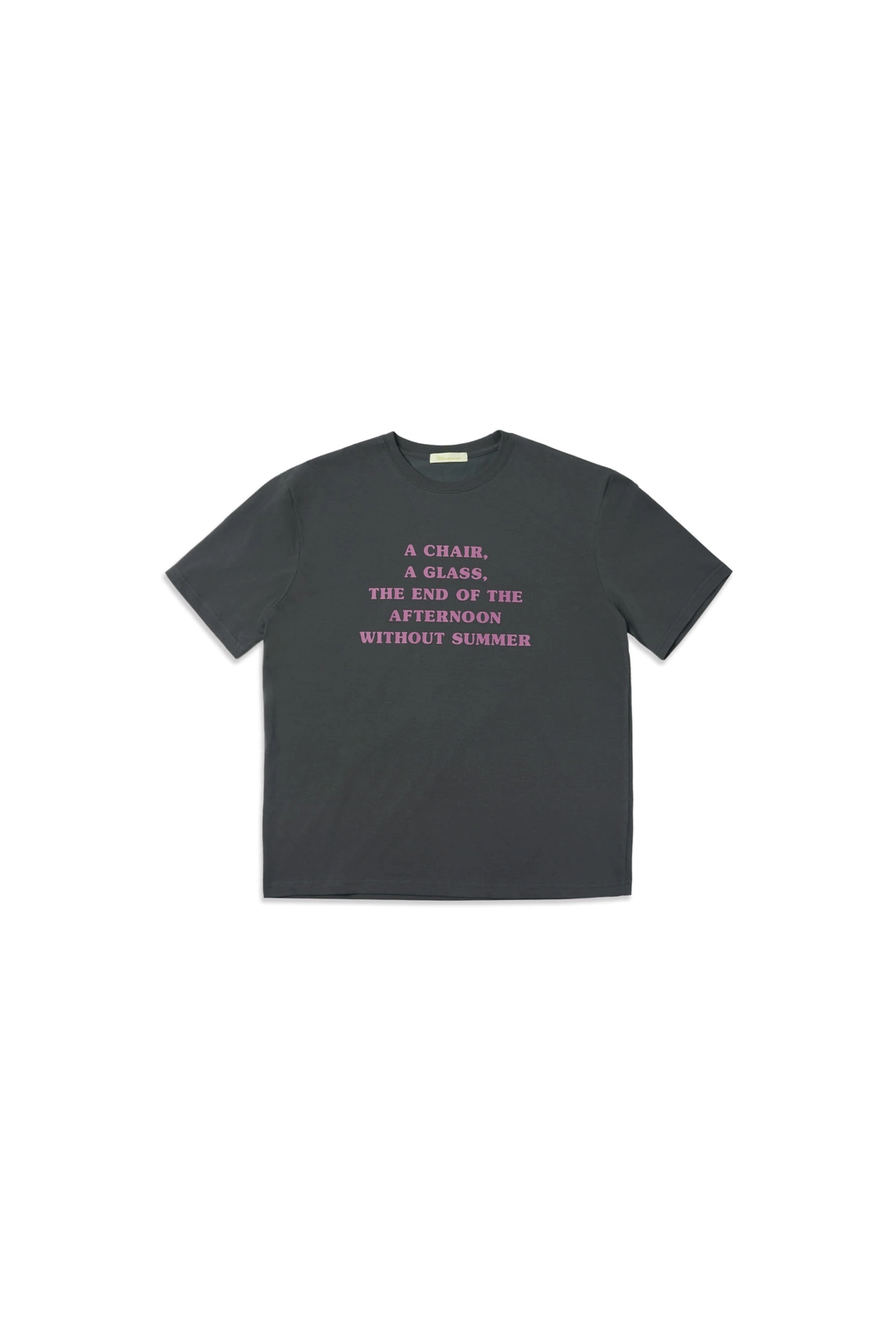 위드아웃썸머 Glass t-shirt_charcoal 상품 이미지 1