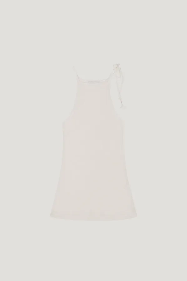 Cléo Ribbon Long Top (ivory)
