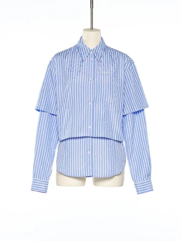 PS25 ZERO STRIPE DOUBLE SLEEVE SHIRT