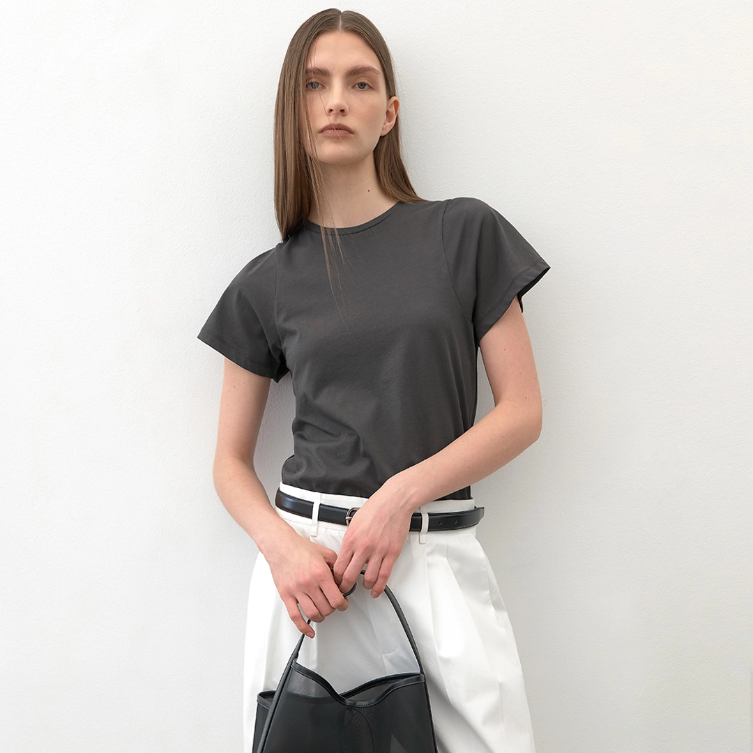 아뜰리에 나인 (T-7028)ESSENTIAL LE SLIM TEE 상품 이미지 2