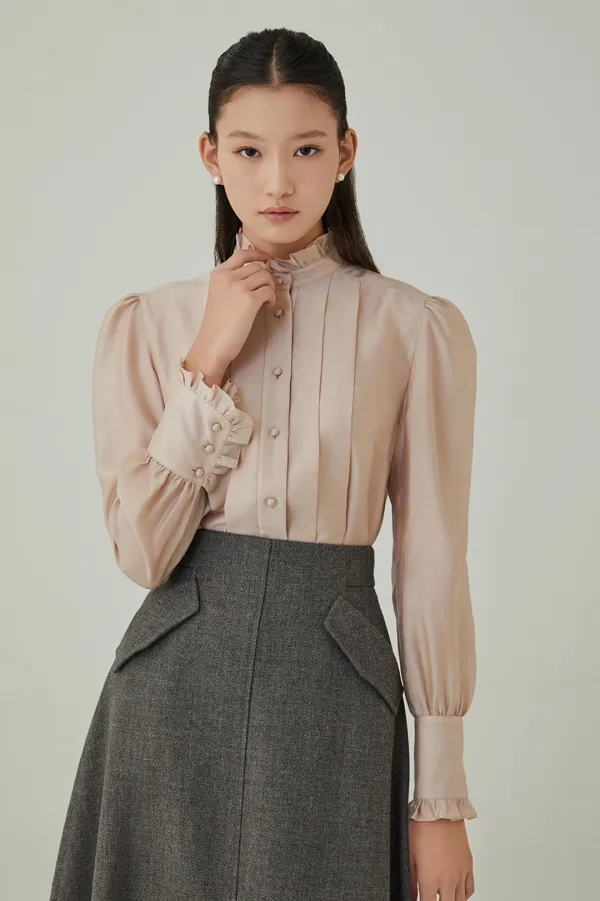 NO.5 TOP - NUDE BEIGE