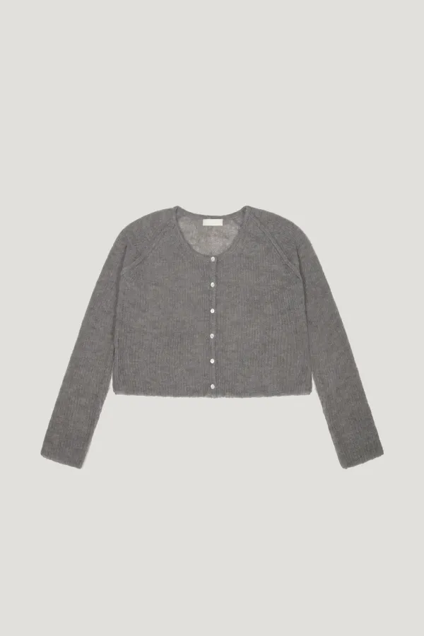 Feather Touch Cardigan (gray)