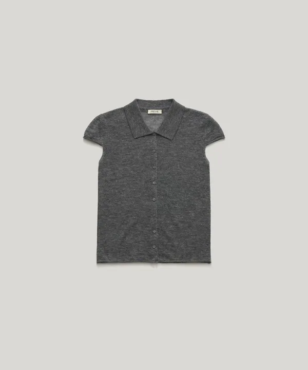 2ND / PVIL Soft Polo Knit(Charcoal)pre-order