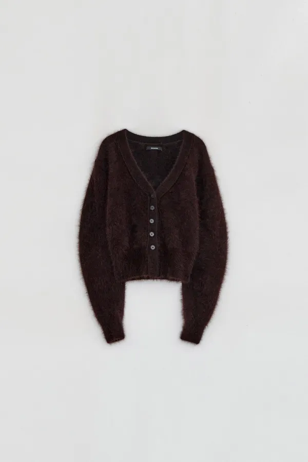 MOHAIR SILHOUETTE CARDIGAN