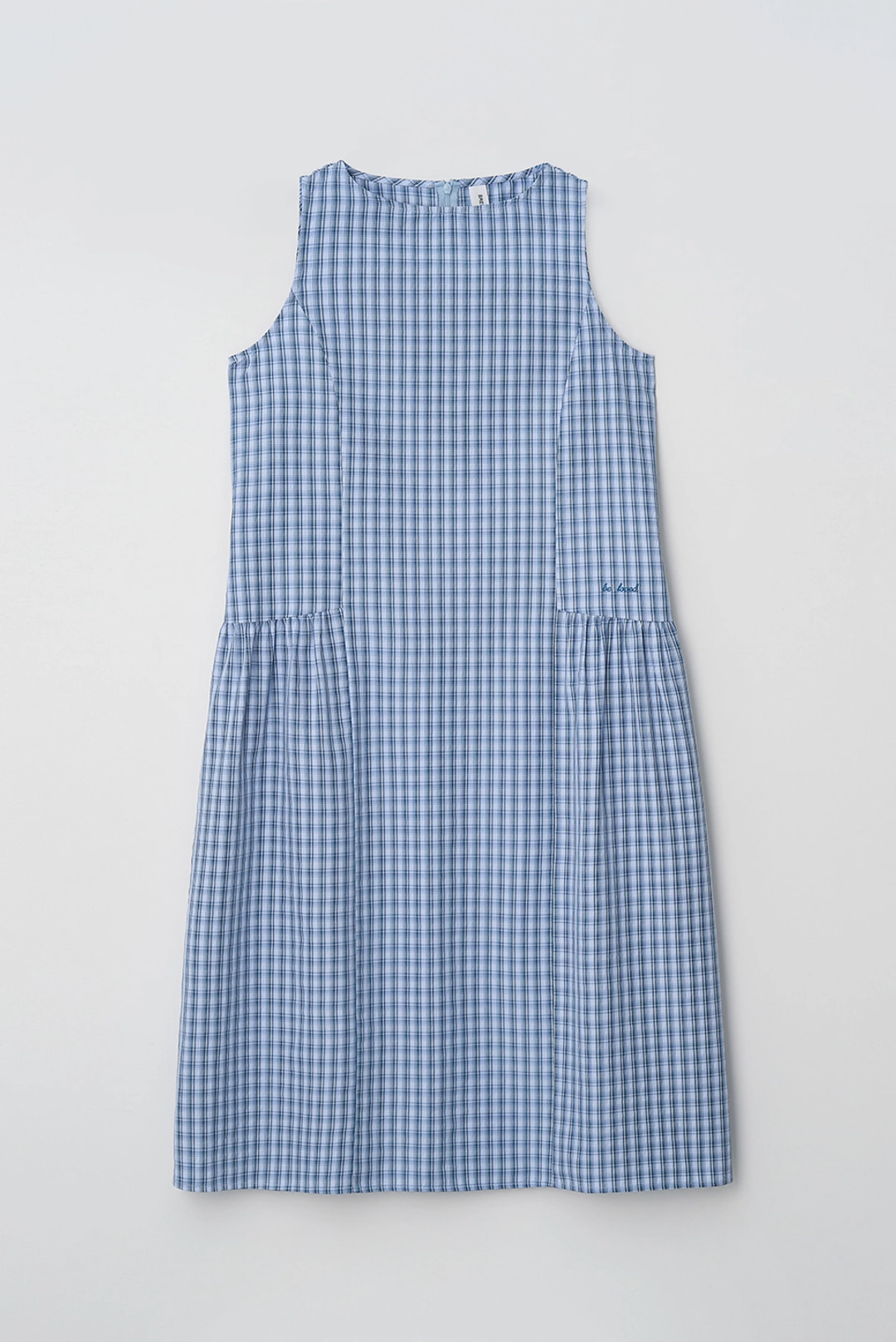 브렌다 브렌든 renee check dress - sky 상품 이미지 1