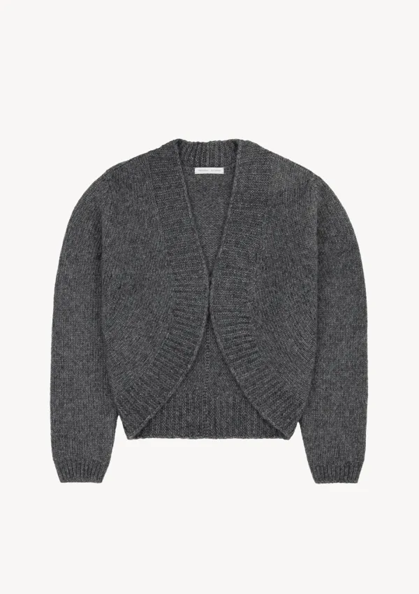 Darcy Bolero Cardigan in Charcoal