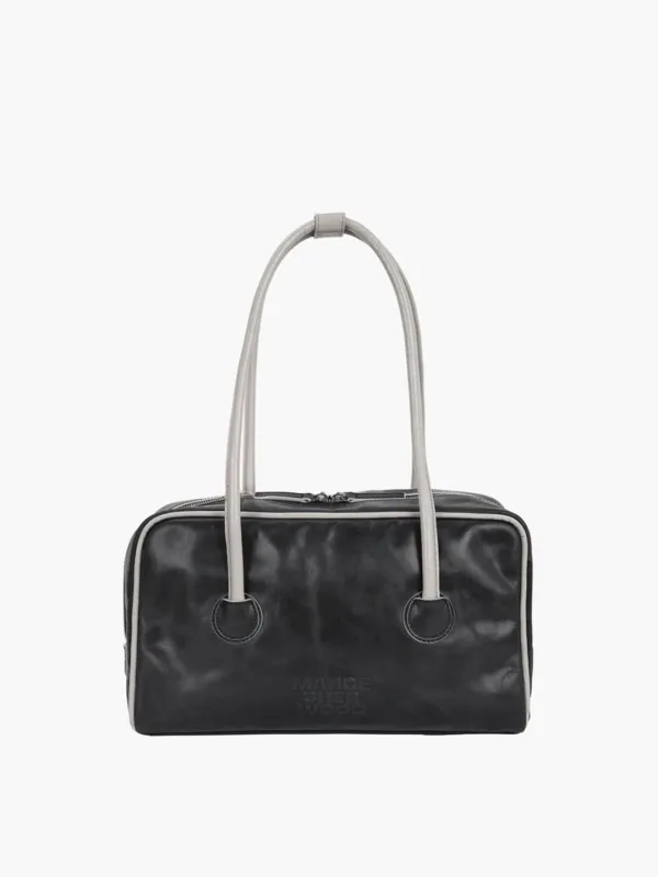 SOFT BOSTON PIPING_black pull-up+light grey crinkle