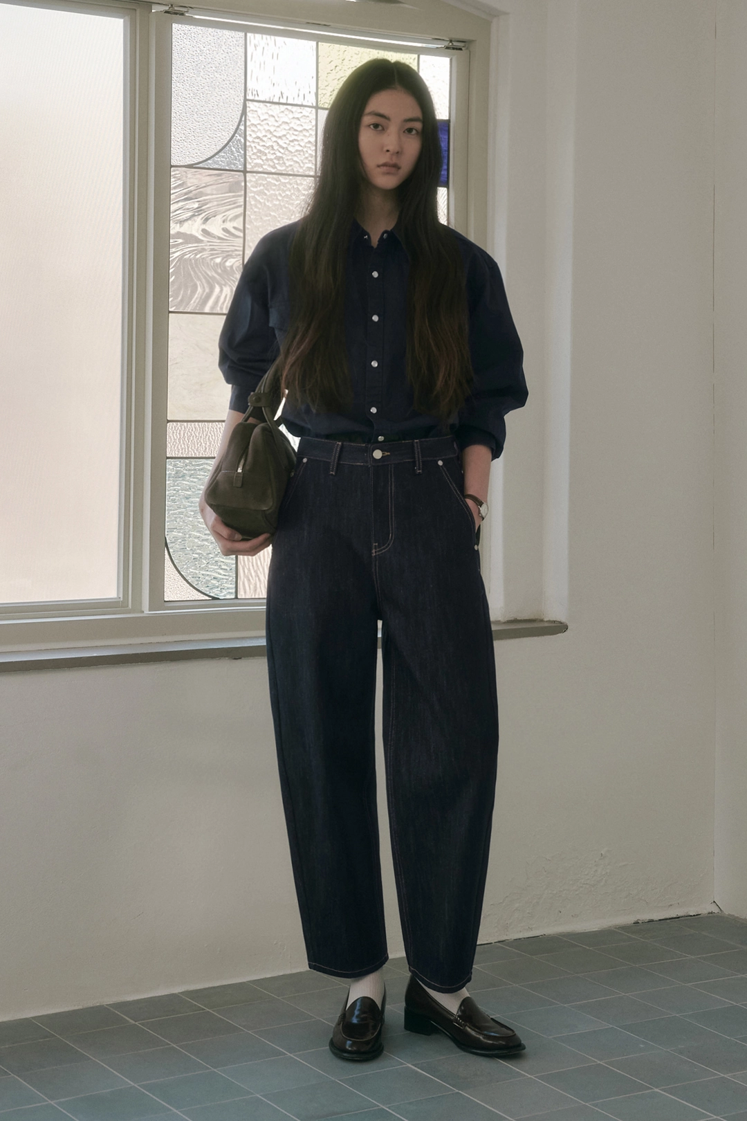 세이지먼트 BONDY NON-FADE CURVE DENIM PANTS_RAW DENIM 상품 이미지 2