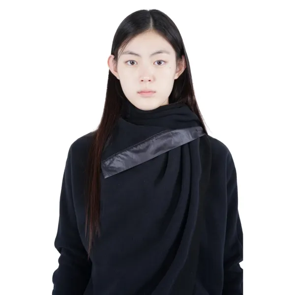 AW25 FLEECE CAPE LONG SLEEVE (BLACK)