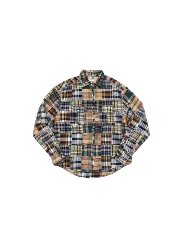 [9/11 순차발송]Rag Patch Shirt Mustard_F263SH11