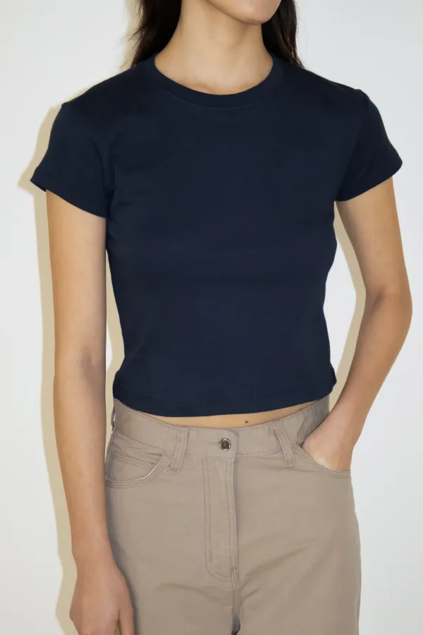 Refined Crewneck T-shirt (Navy)