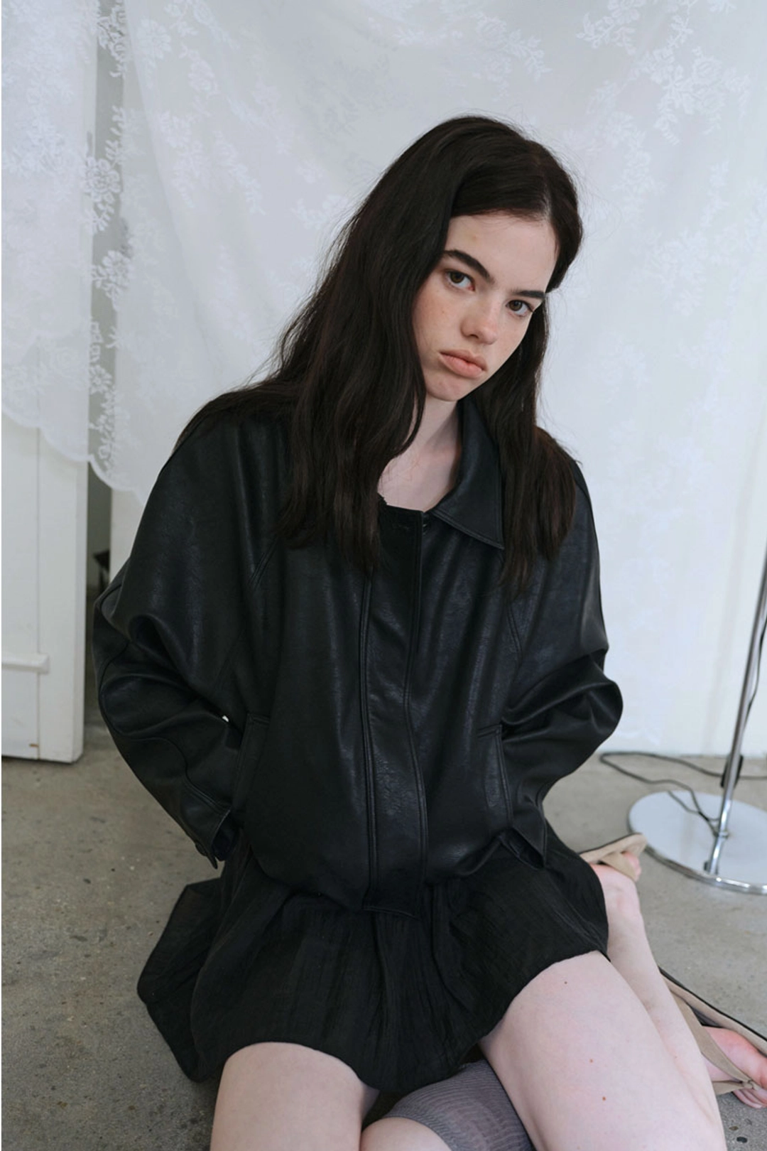 릴리코츠 [5th] Brody Leather Jacket 상품 이미지 1