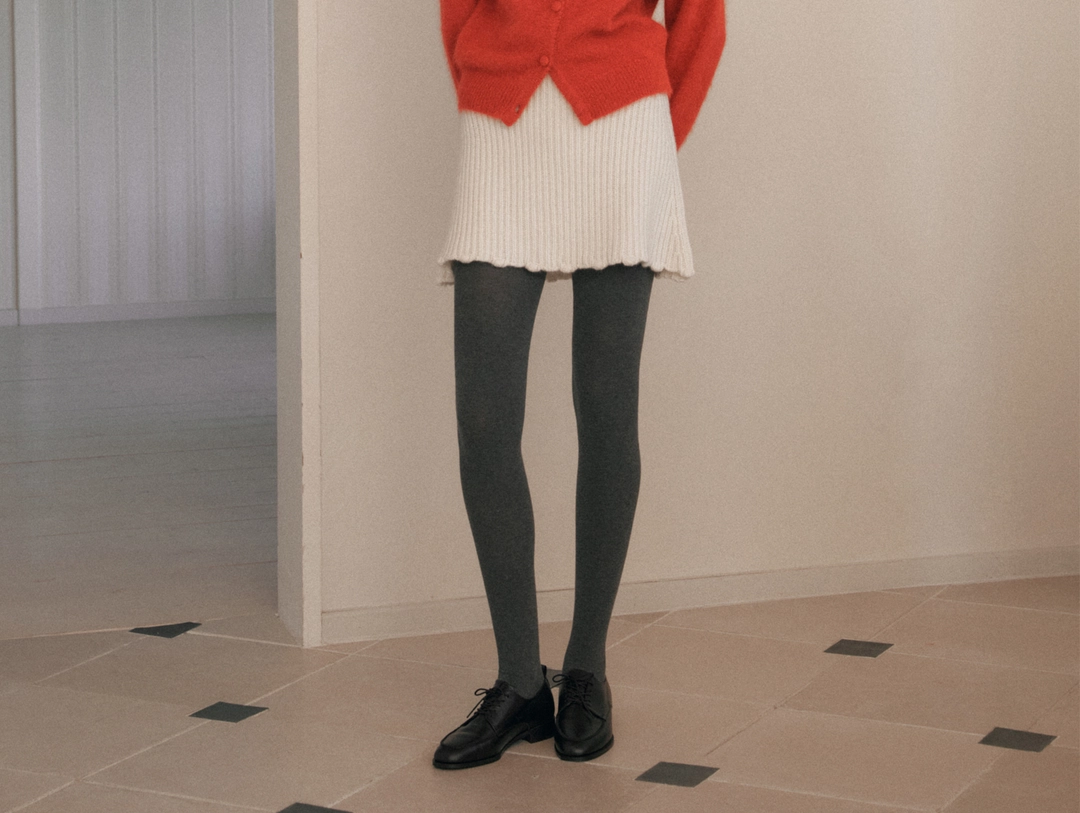 플로움 Lazy Knit Mini Skirt(3color) 상품 이미지 3