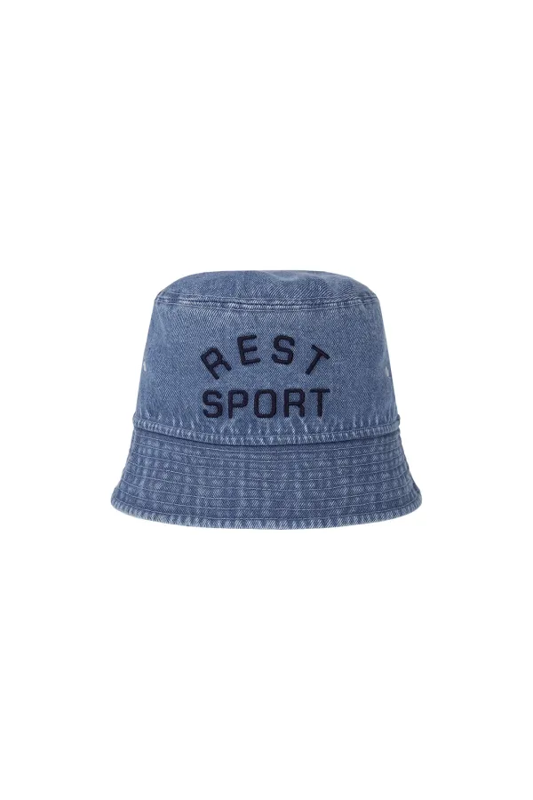 DENIM BUCKET HAT - BLUE