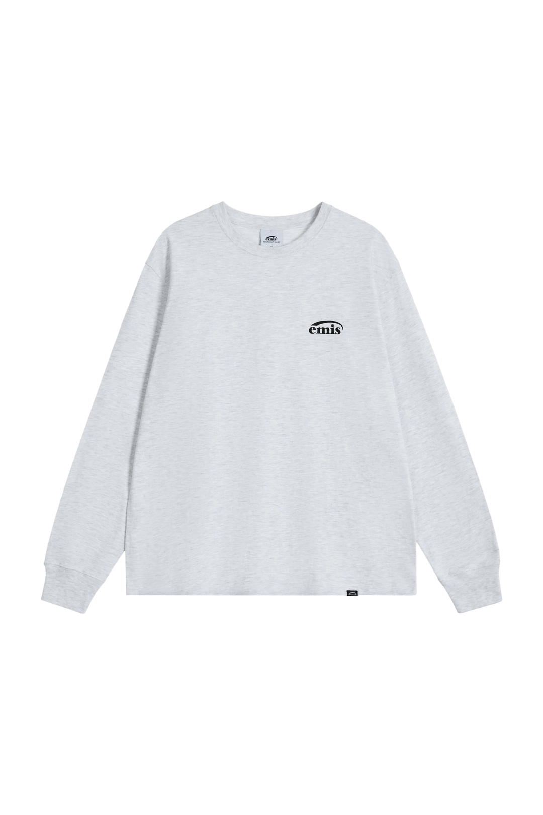 이미스 LOGO LONG SLEEVE T-SHIRT-HEATHER GRAY 상품 이미지 1