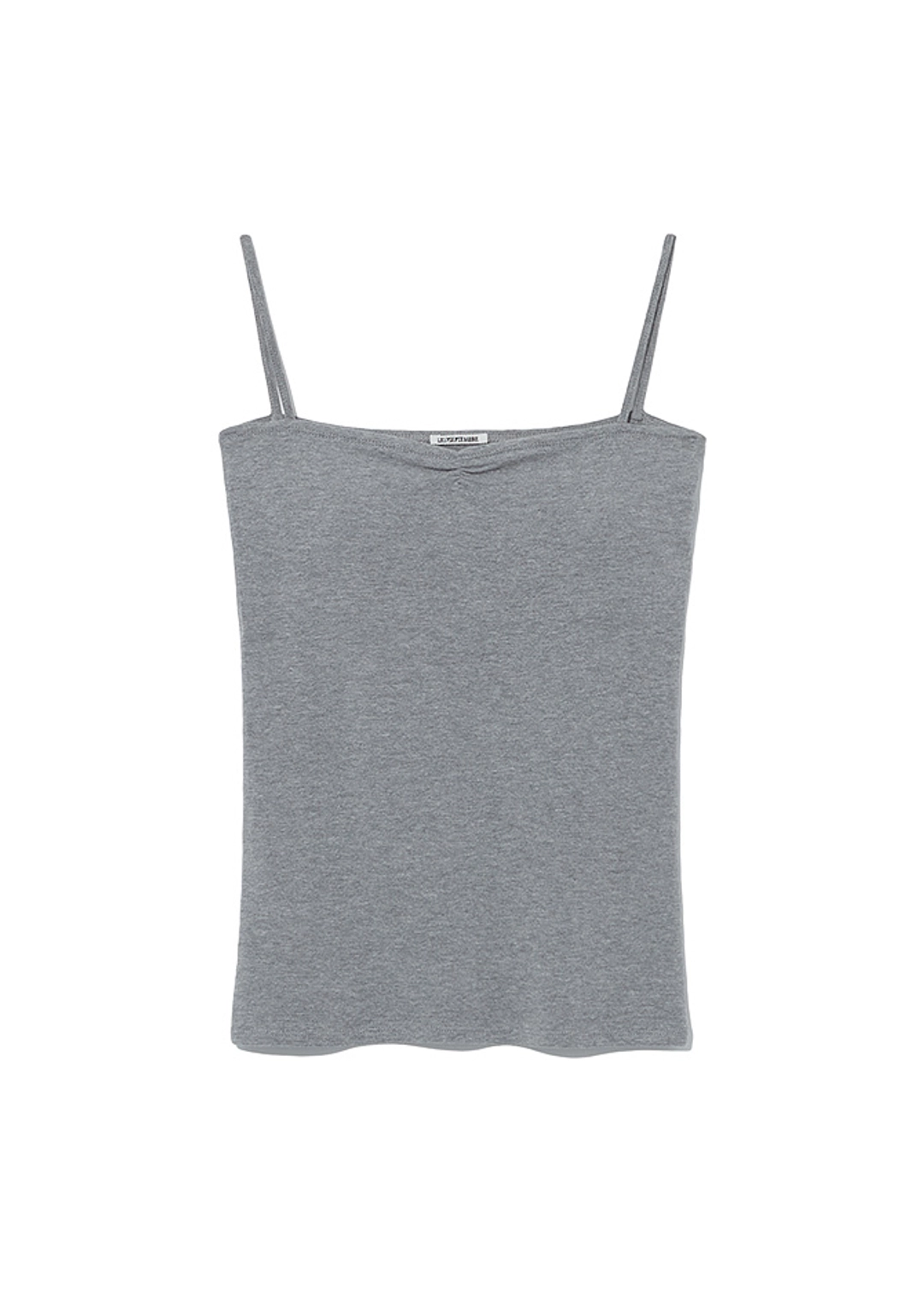 COTTON MODAL SLEEVELESS TOP [GREY]