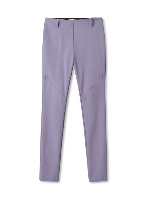 ZIP SLIM-FIT PANTS (PURPLE)