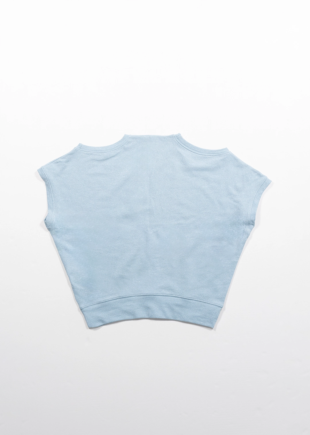 생긴 GLITTER DOUBLE NECK VEST - SKY BLUE 상품 이미지 1