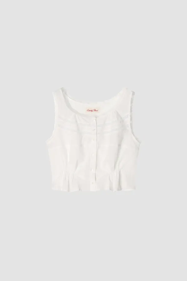 3rd) Julia White Blouse