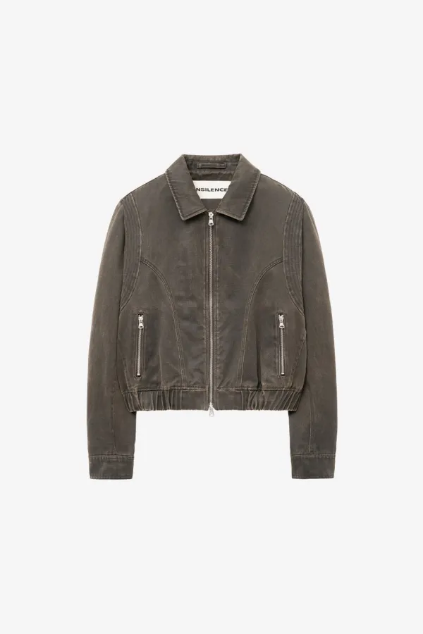 빈티지 피그먼트 점퍼 BROWN