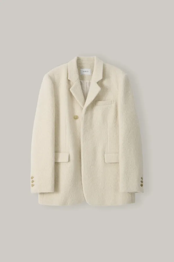 Blur Wool Jacket (Ivory)