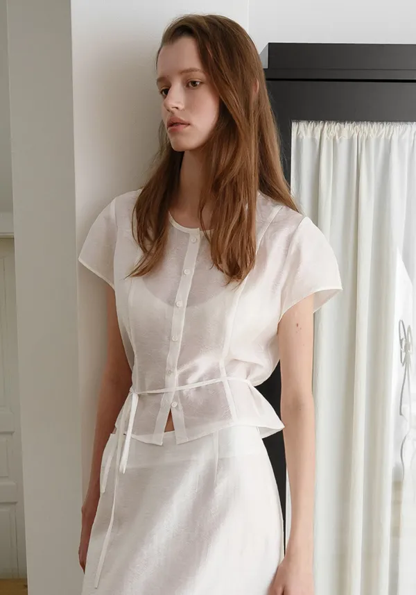 GARDEN JACQUARD BLOUSE_IVORY_OF1C2XBS02IVY