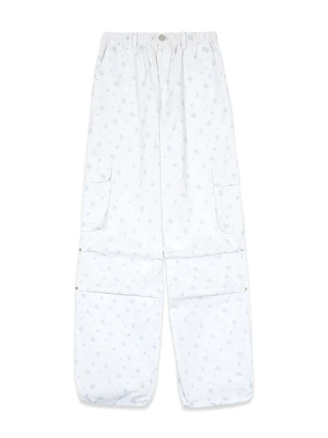 마가린핑거스 FLORAL CARGO PANTS (WHITE) 상품 이미지 1
