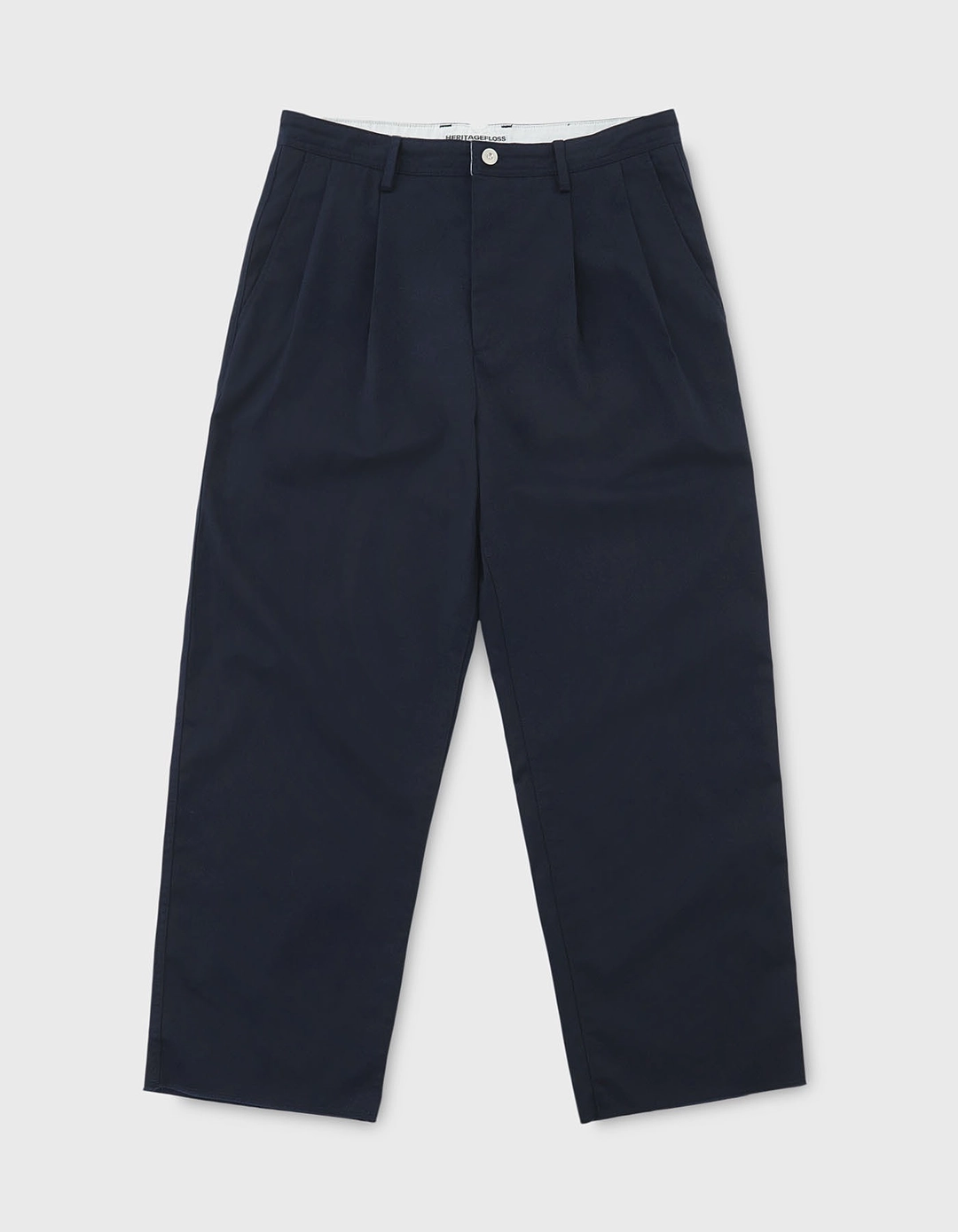 헤리티지플로스 RAW CUT CHINO PANTS / Navy 상품 이미지 1