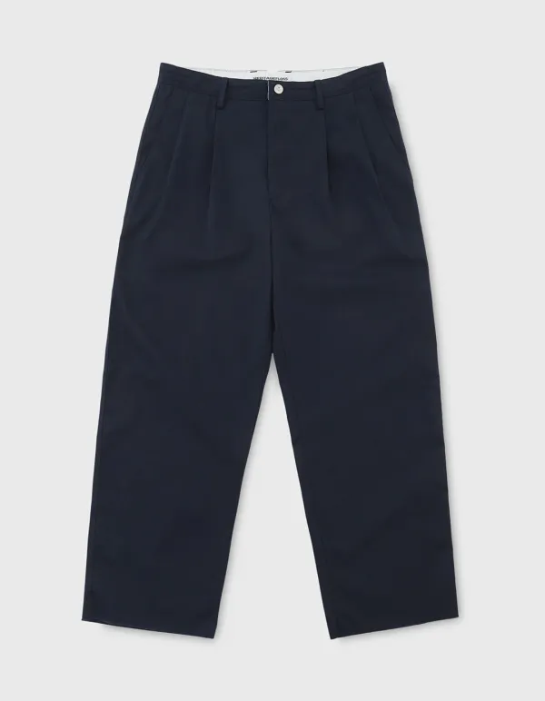 RAW CUT CHINO PANTS / Navy