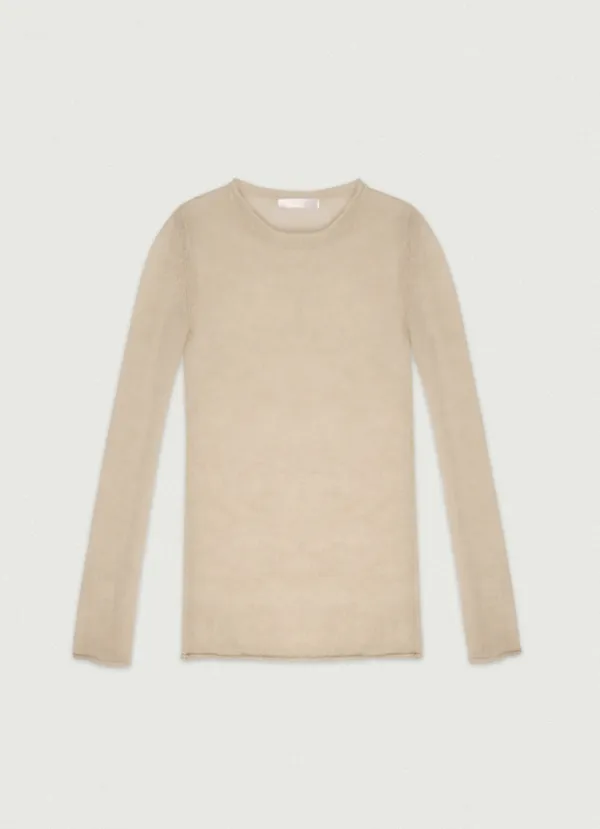 Kid Mohair Long Knit [butter]