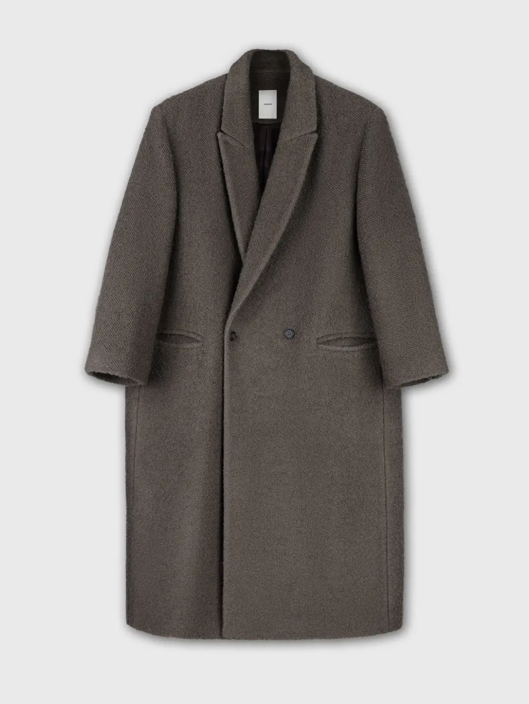 Alpaca double long coat