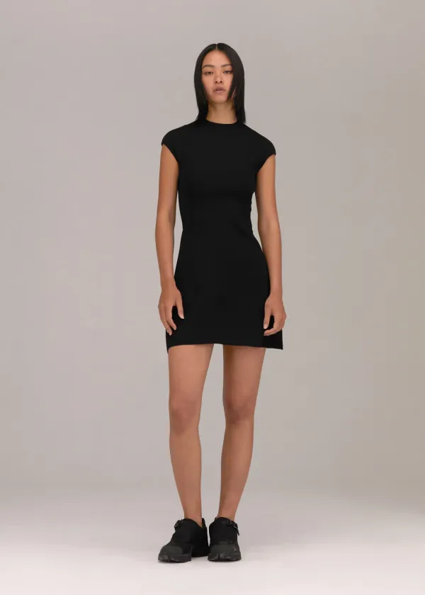 Knit Qipao Mini Dress