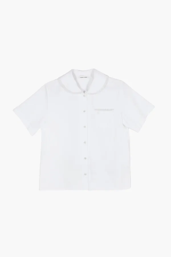 SPLITTER TOP IN WHITE